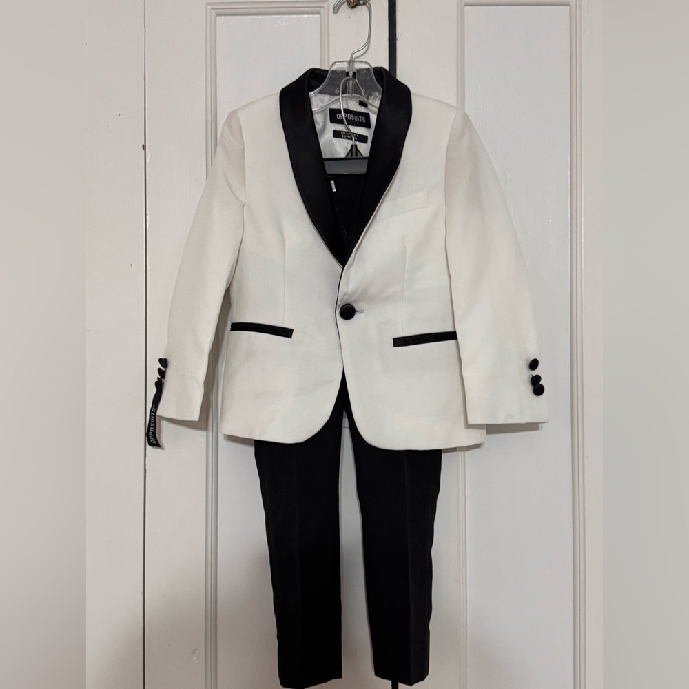 OppoSuits Kids Classic Black and White Set - Picture 5 of 8